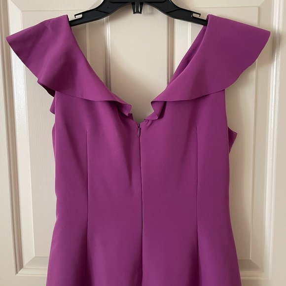 NEW Lauren Ralph Lauren Purple Dress Size 8 - Picture 4 of 8